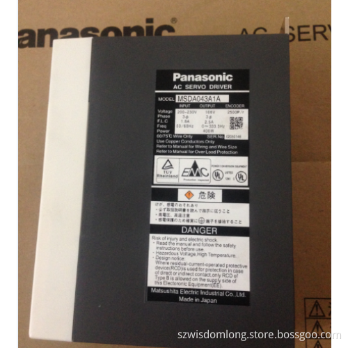 Panasnic Servo Drive MSDA043A1A NEW